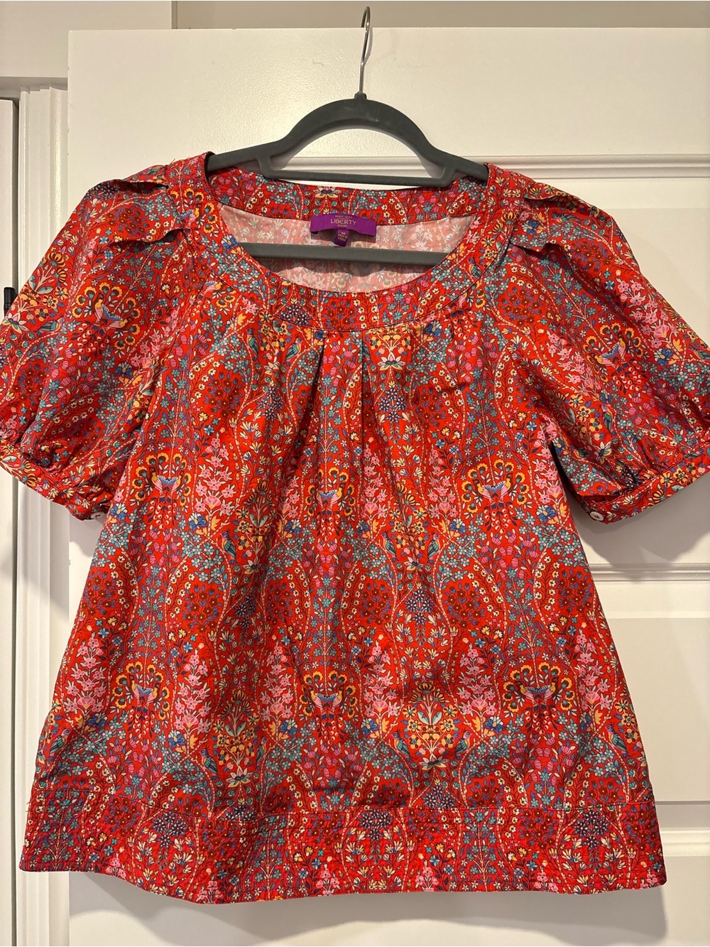 J Crew Liberty Print blouse